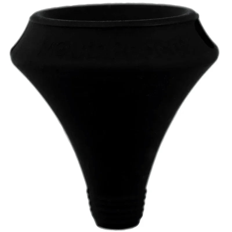 Black silicone dab tool accessory for vaporizers and glass pipes