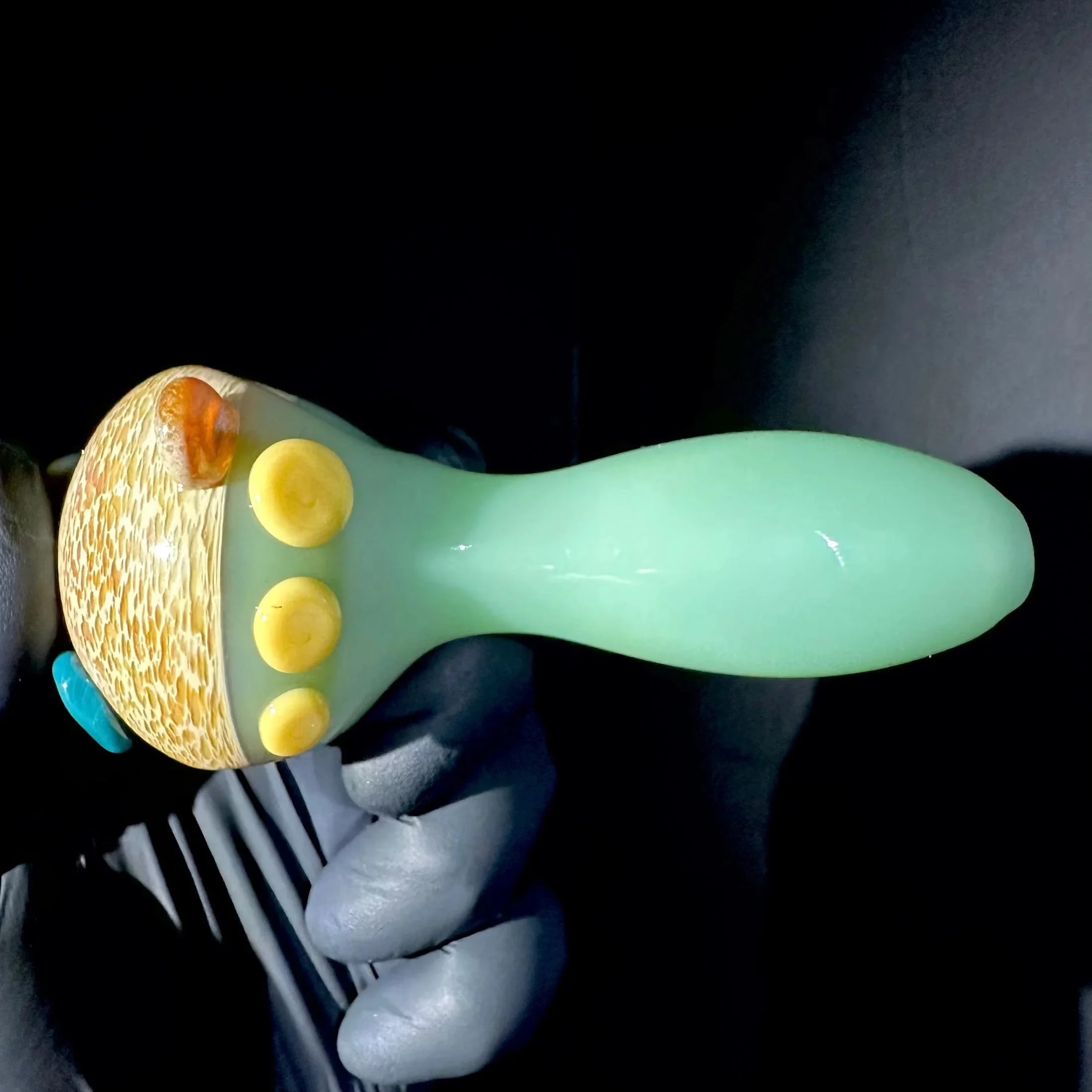 Trina Caterina - Tourquise Tie Tan Bear Spoon