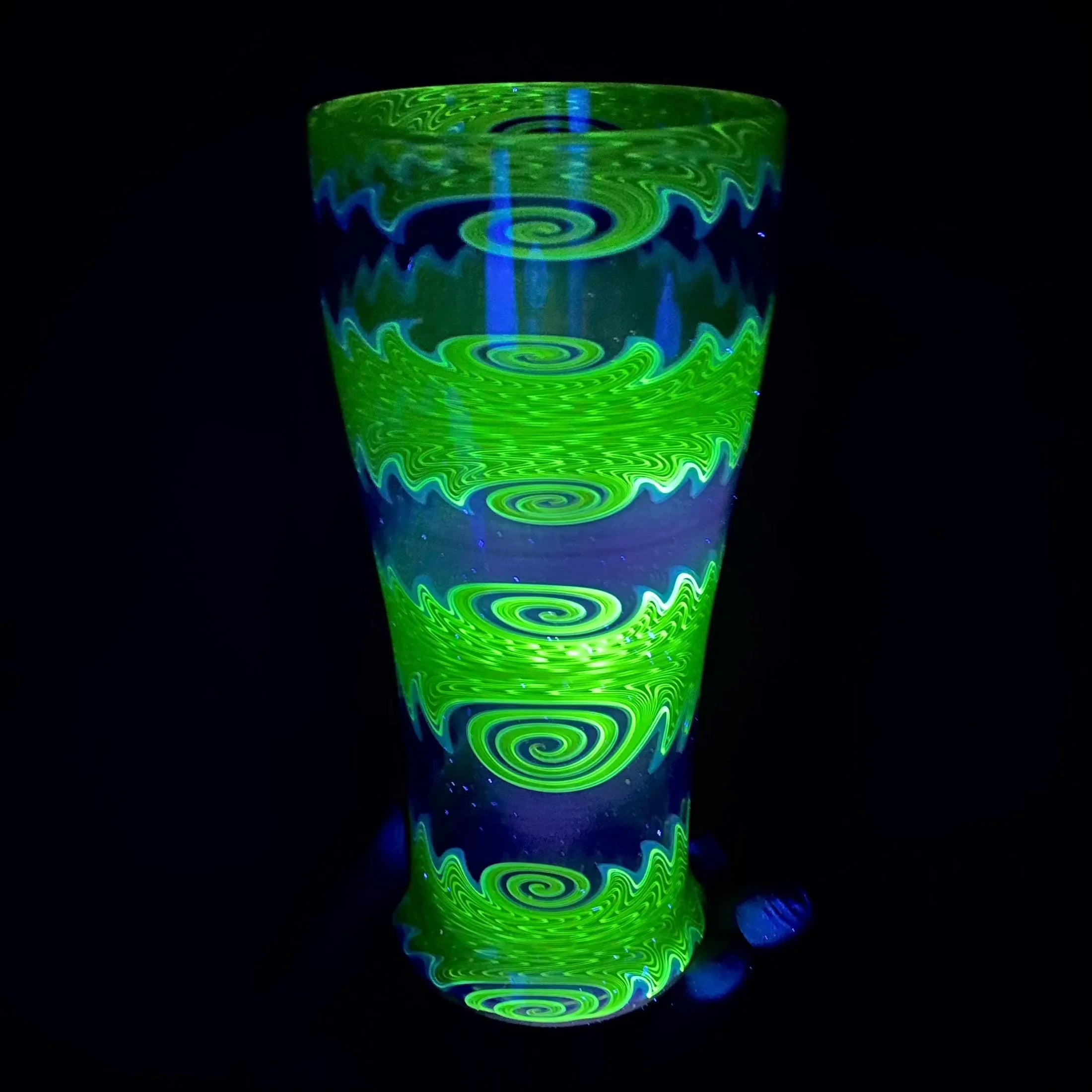 Erik Anders - Fully Worked Purple And Green Wig Wag Cup