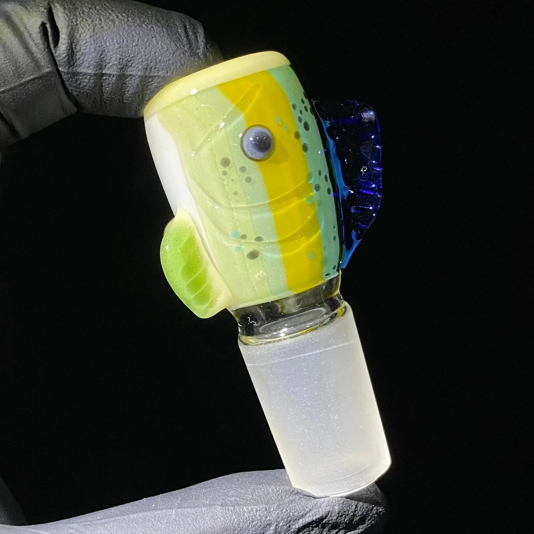 603 Glass - Mahi Mahi 18mm Slide