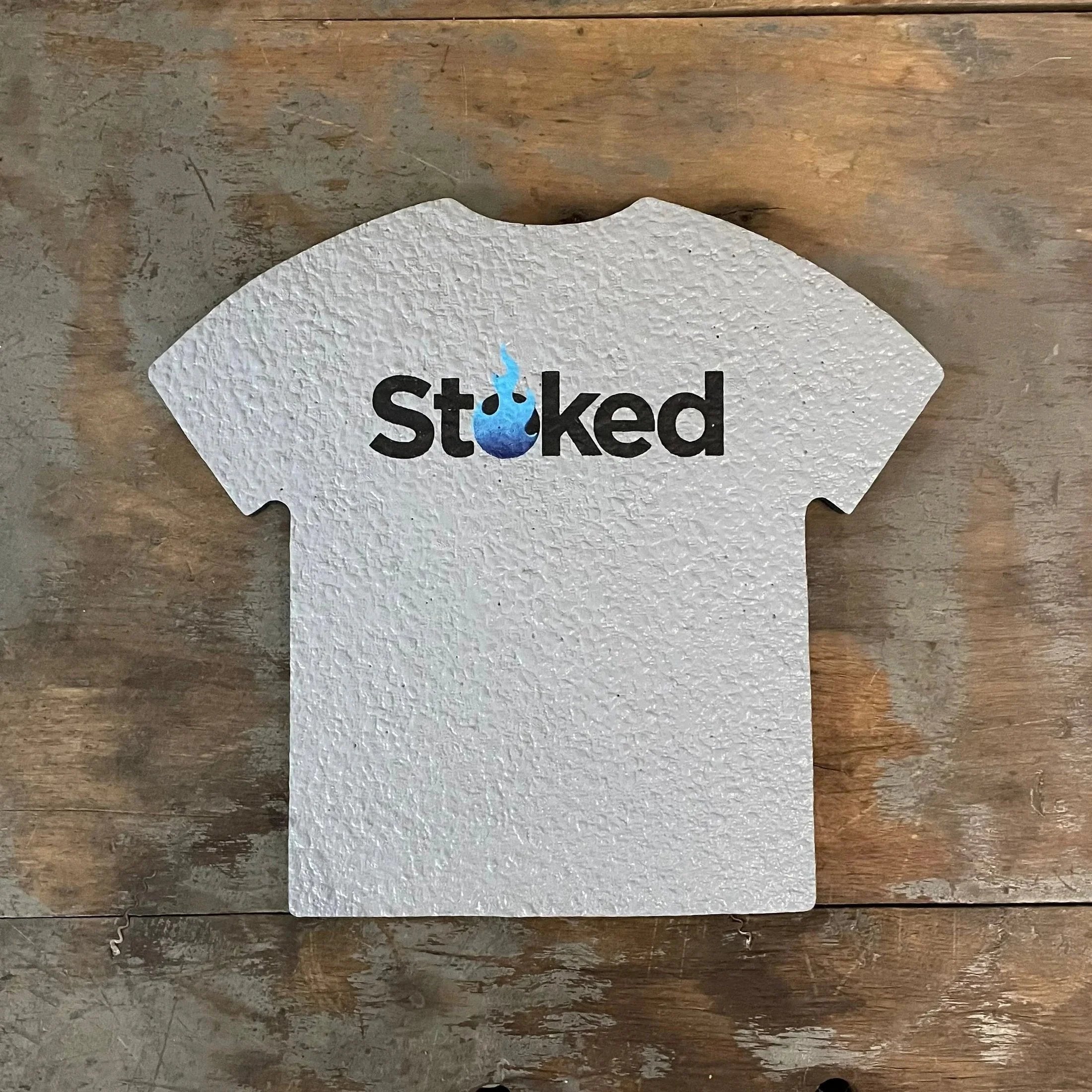 Stoked Provisions - Limited Edition T-Shirt Moodmat Gray