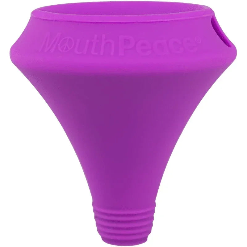 Purple MouthPeace silicone mouthpiece for glass pipes and bongs