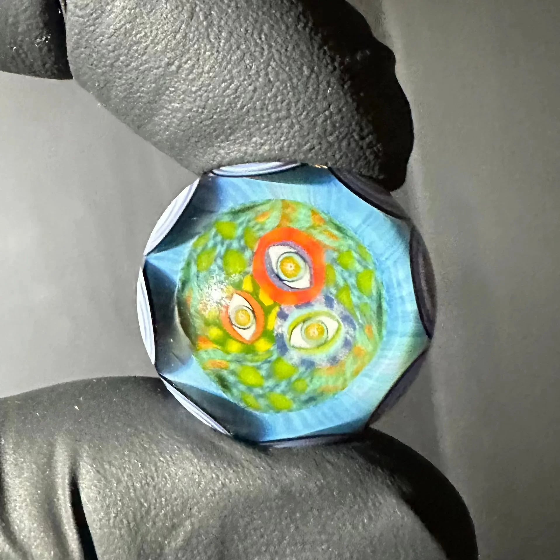 Banjo x Lil Bear - 02' Series: Black & Blue Dotstack Vision 20MM Marble