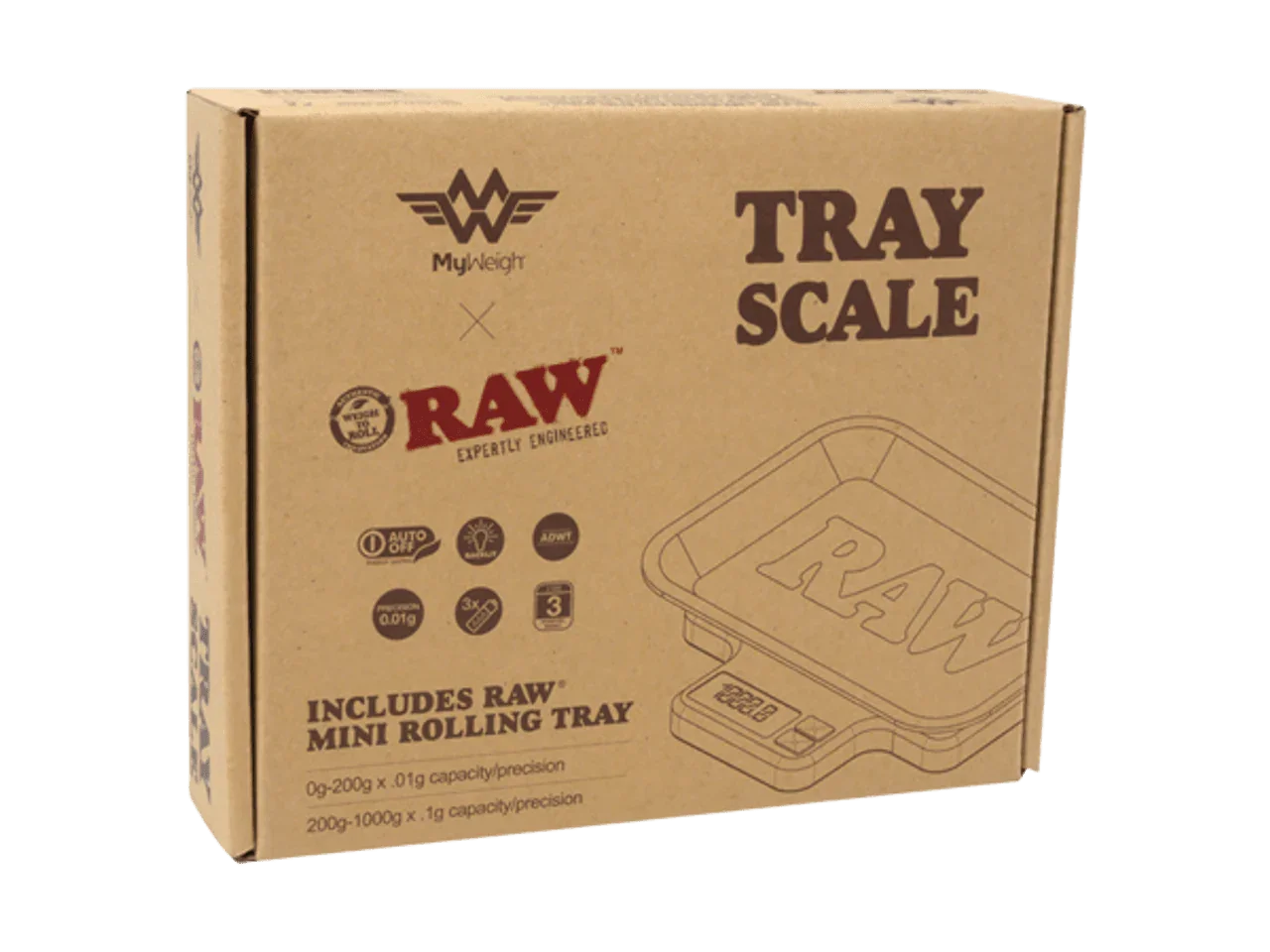 RAW x My Weigh - RAW Tray Scale