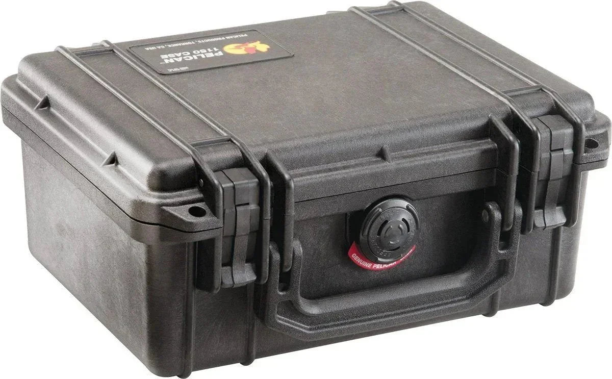 Pelican 1150 hard case with secure latches and waterproof design for gear protection