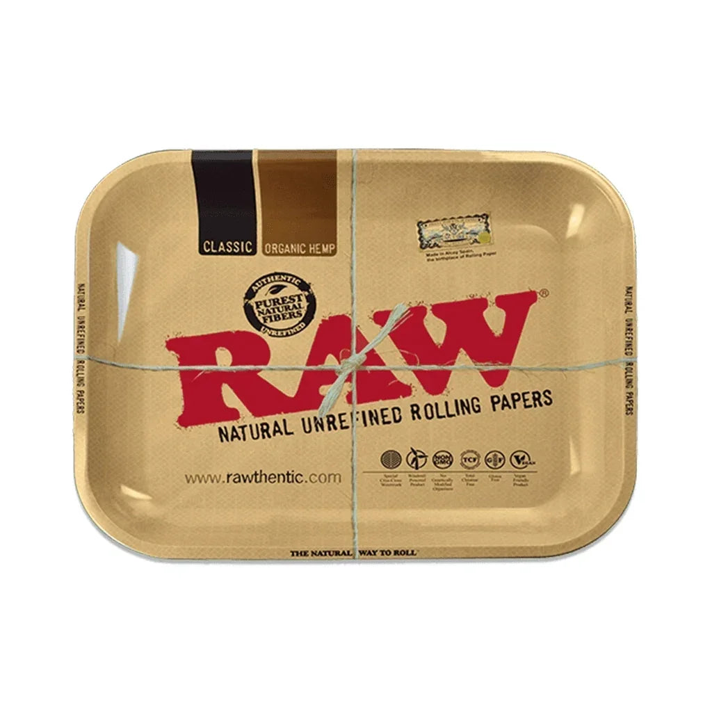 RAW classic large rolling tray for natural unrefined rolling papers