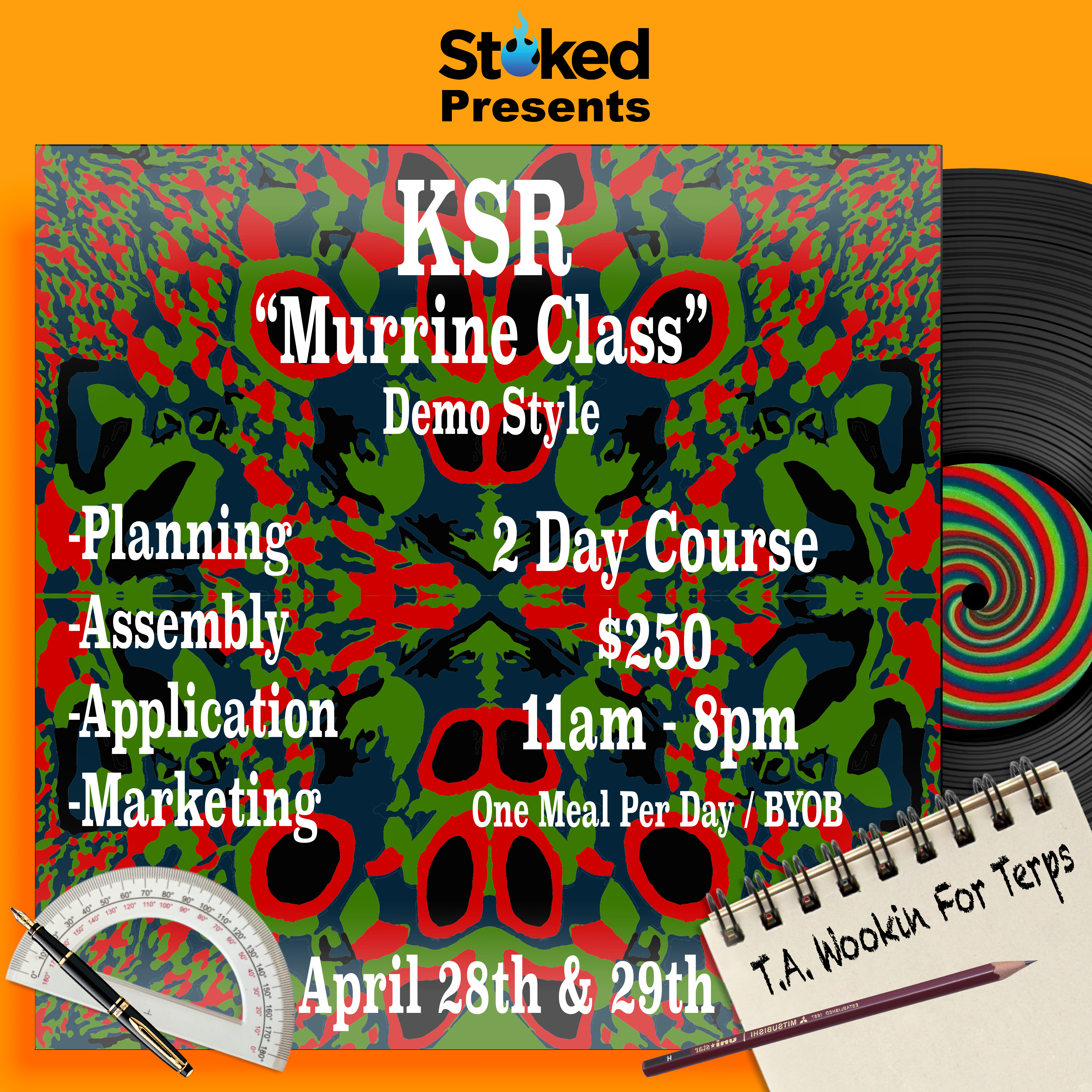Stoked Studios Presents: KSR Glass Murrine Glass