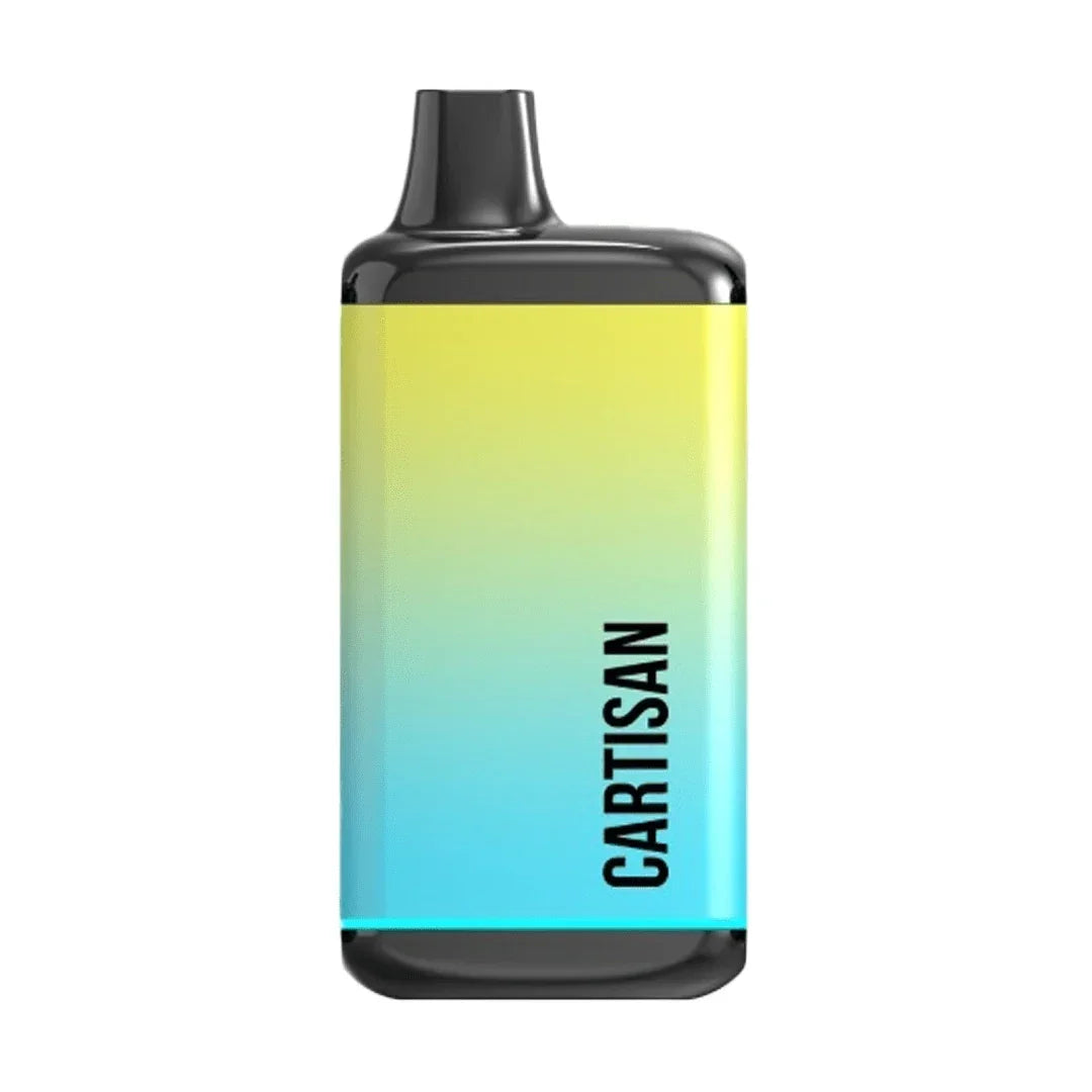 yellow and blue vape Cartisan