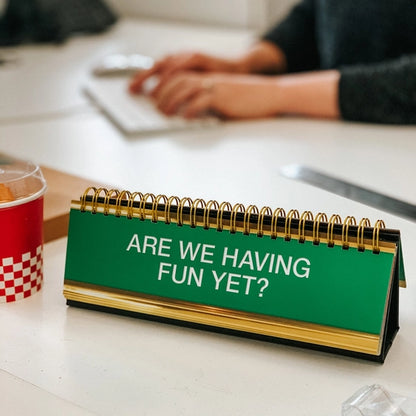 Fred & Friends - Daily Desk Plaque