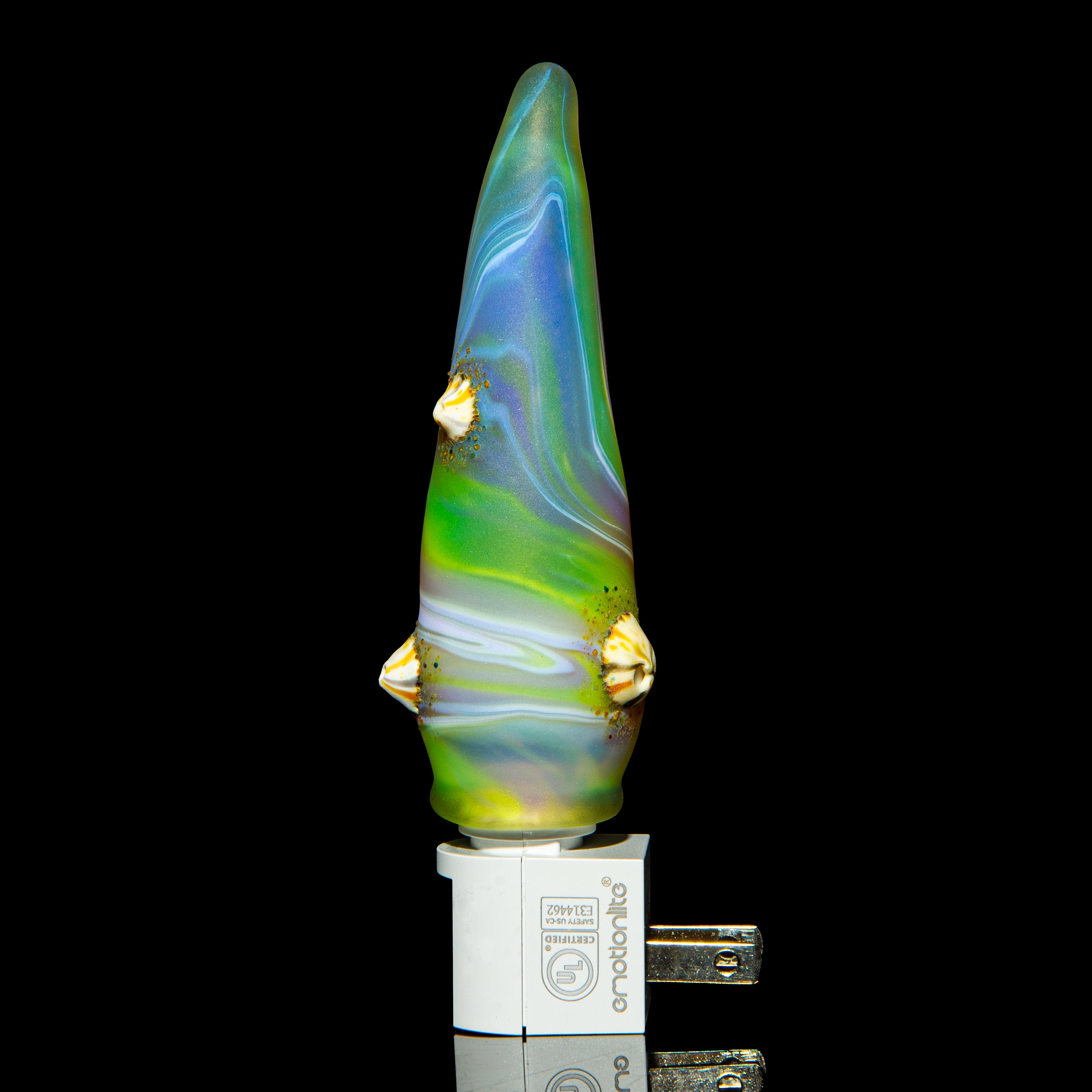 C Glass x Mrs Claws - Green & Purple Nub Night Light