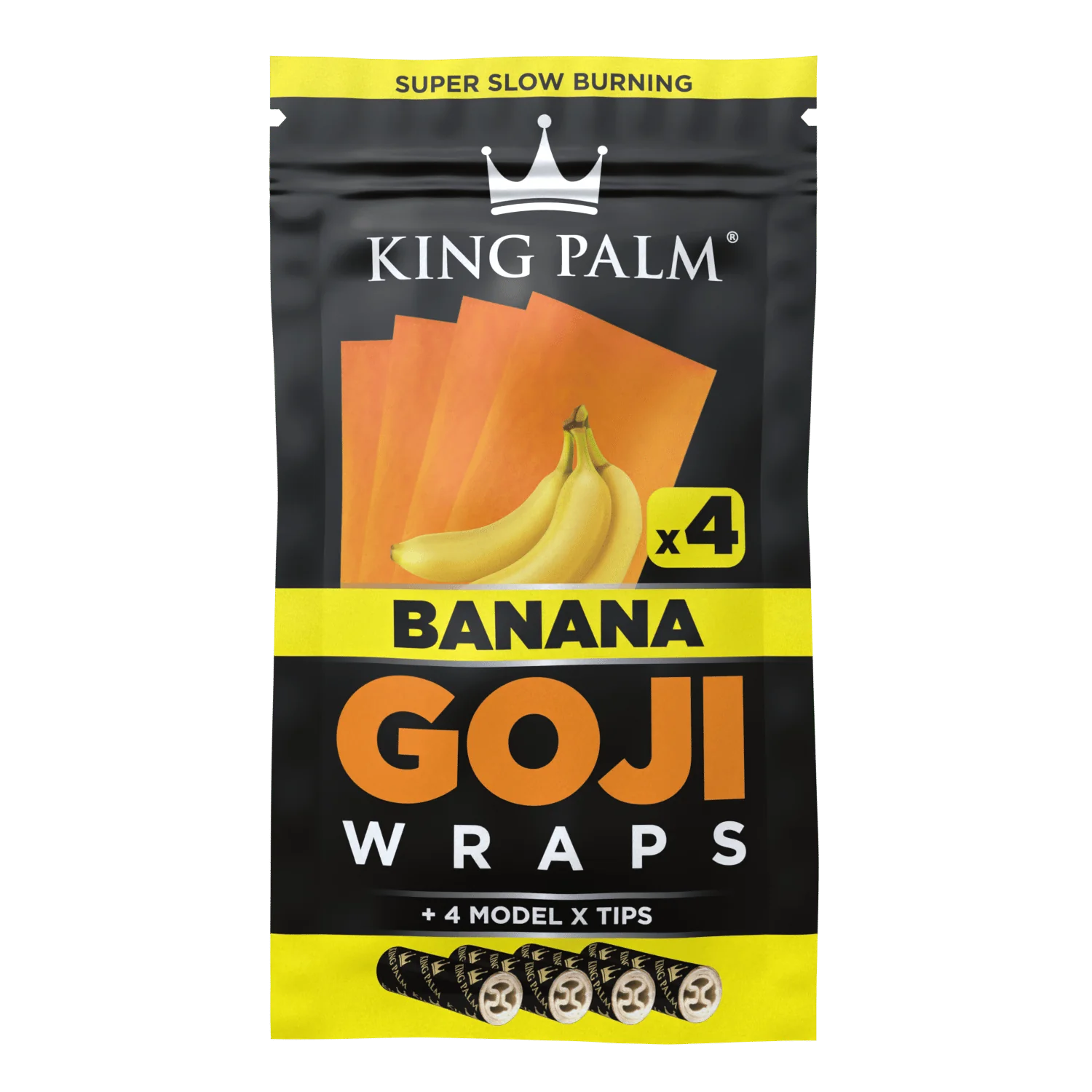 King Palm - Banana Goji Wraps 4 PK
