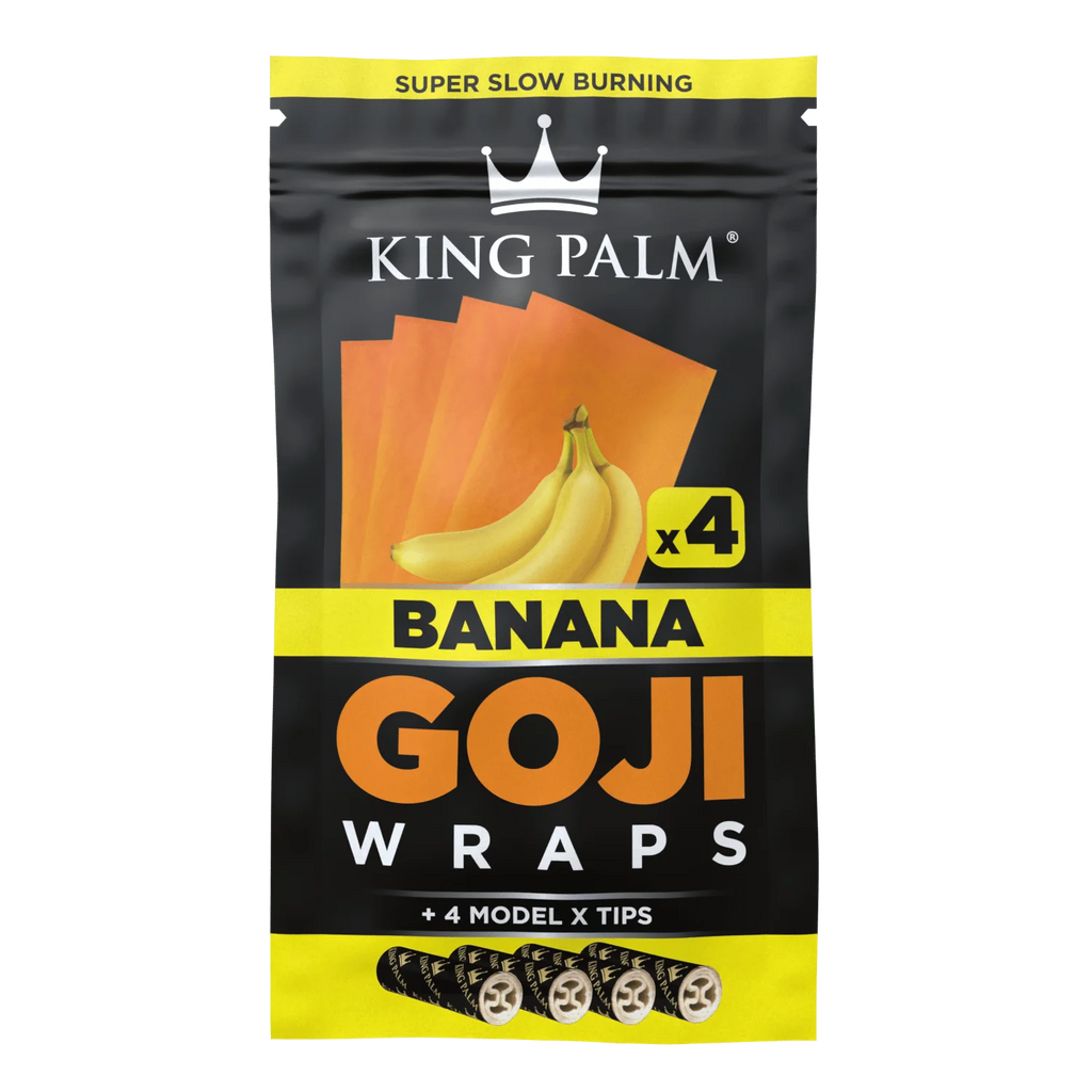 King Palm - Banana Goji Wraps 4 PK