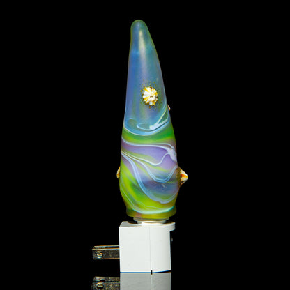 C Glass x Mrs Claws - Green & Purple Nub Night Light