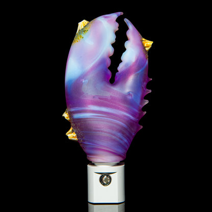 C Glass x Mrs Claws - Purple Twist Lobster Claw Night Light