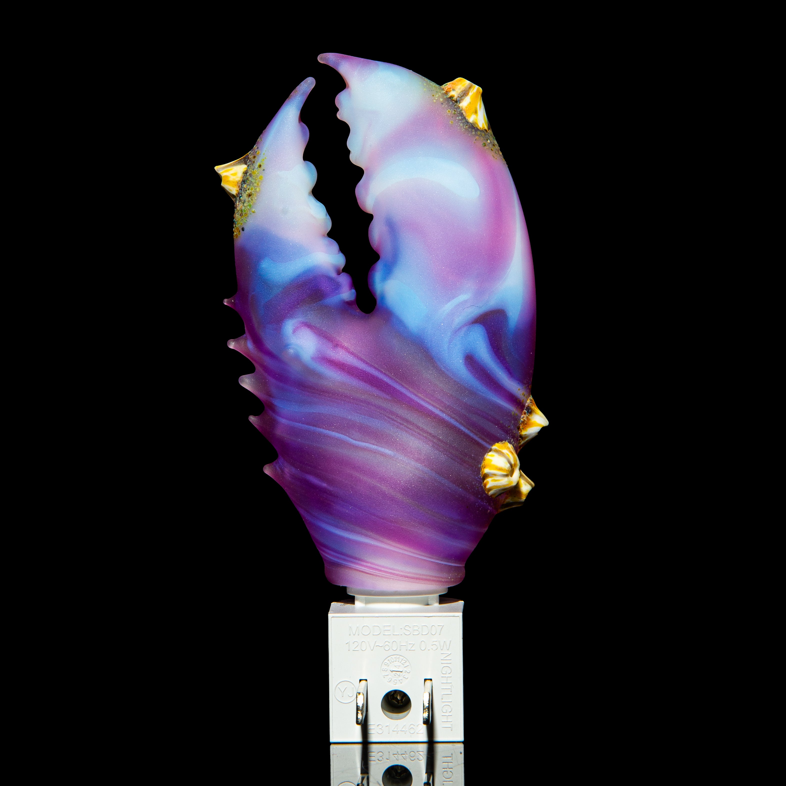 C Glass x Mrs Claws - Purple Twist Lobster Claw Night Light