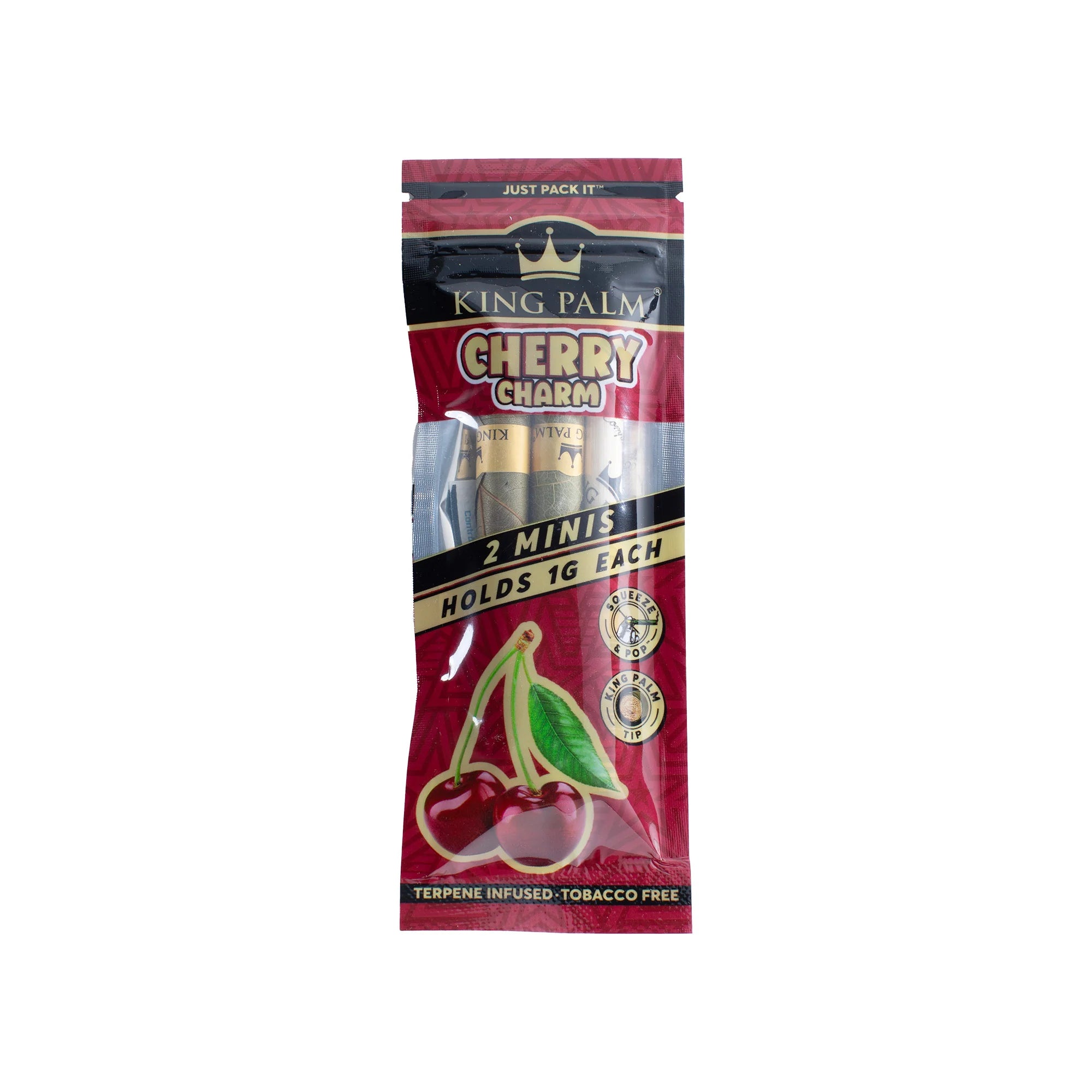 King Palm - Cherry Charm Mini Cones 2pk