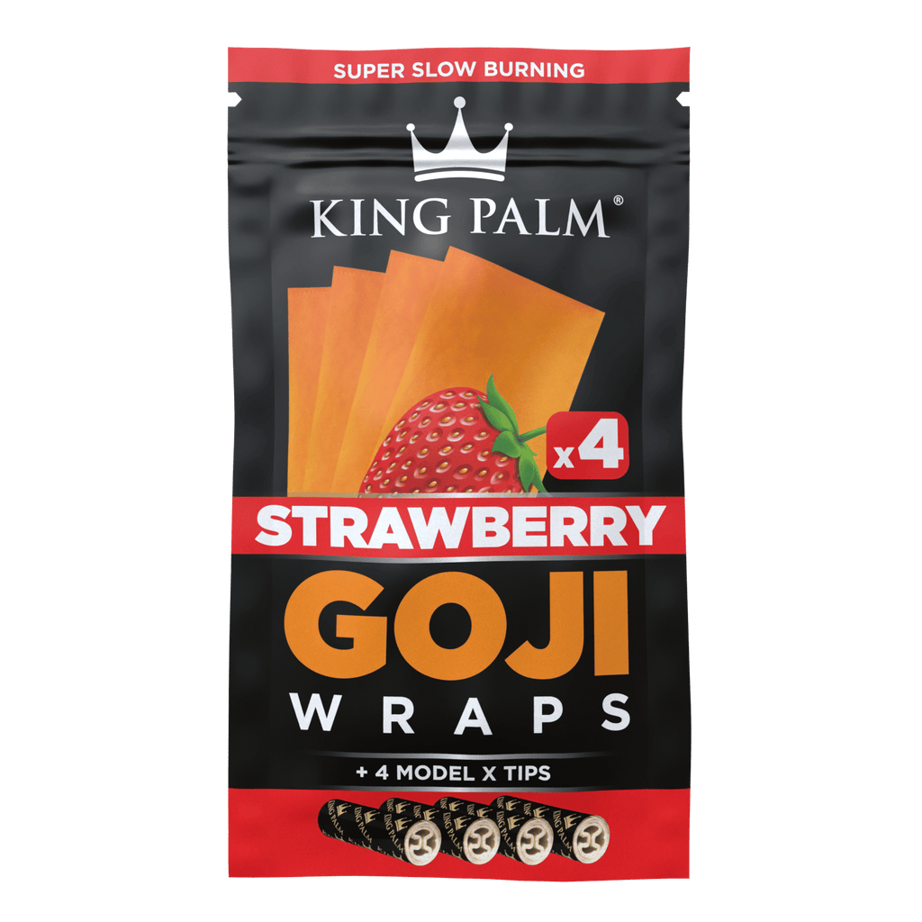 King Palm - Strawberry Goji Wraps 4 PK