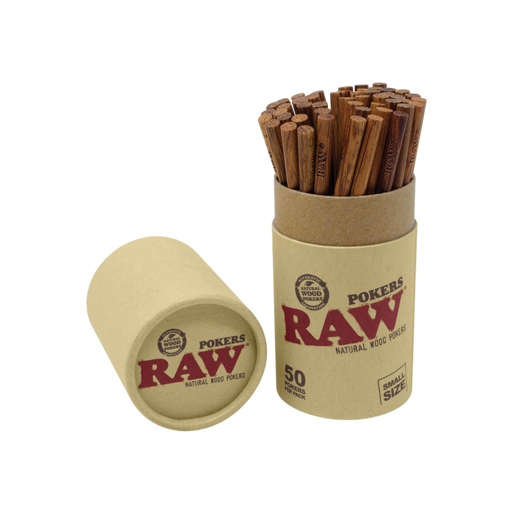 Raw - Wooden Poker 50 pack