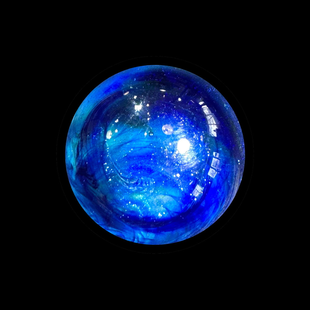 Jake Lee - 24mm blue Spiral Marble