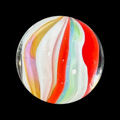 Top Hat Glass - Carnival Marble