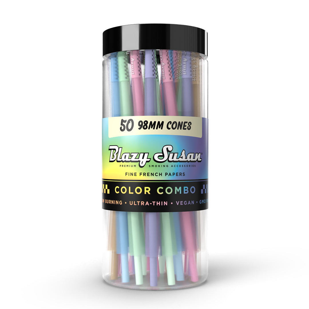 Blazy Susan - Color Combo  Pre-rolled Cone 50ct