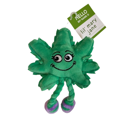 Paw:20 - Lil Mary Jane The Weed Leaf Cat Toy