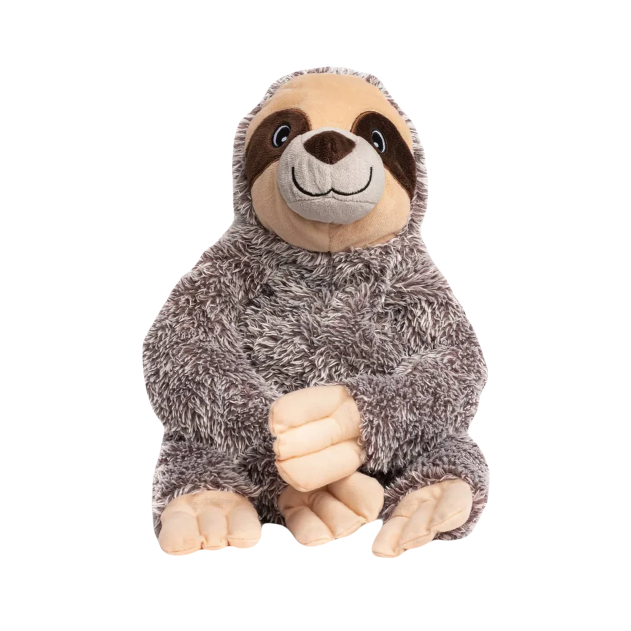 Fab Dog - Fluffy Sloth Small Plush Dog Toy