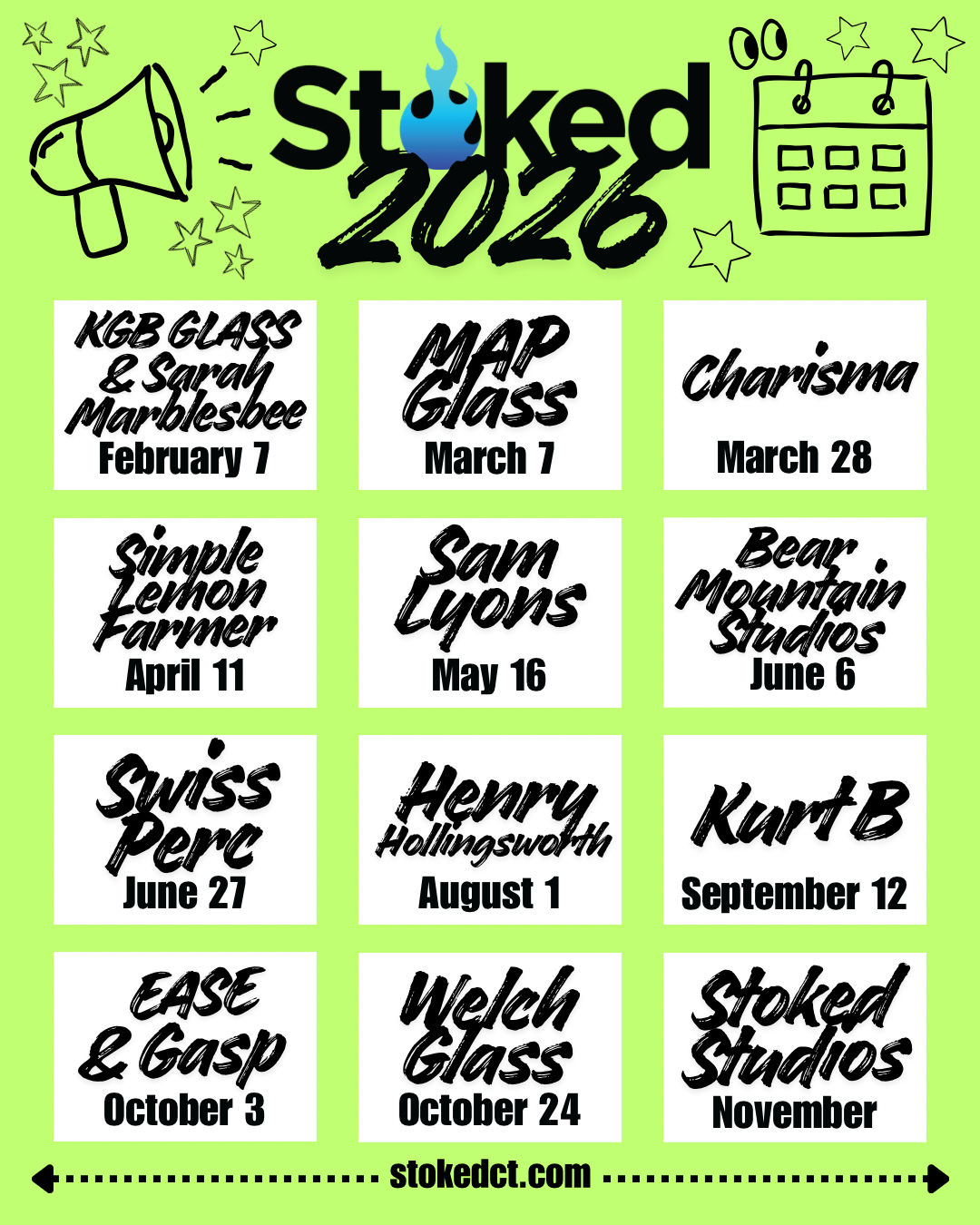 2026 STOKED EVENTS