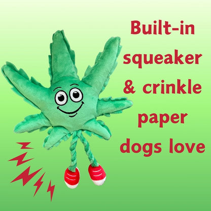Paw:20 - MJ The Weed Leaf Dog Toy