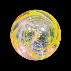 Top Hat Glass - Fume Spiral Marble
