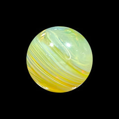 Top Hat Glass - Green Spiral Marble