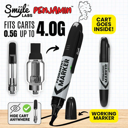Smyle Labs - Permanent Marker Penjamin Stealth Cart Battery