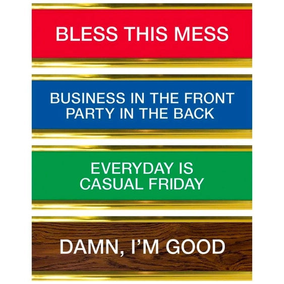 Fred & Friends - Daily Desk Plaque