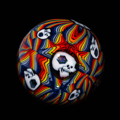 Ponder The Orb: AKM - Rainbow Skull Milli Marble