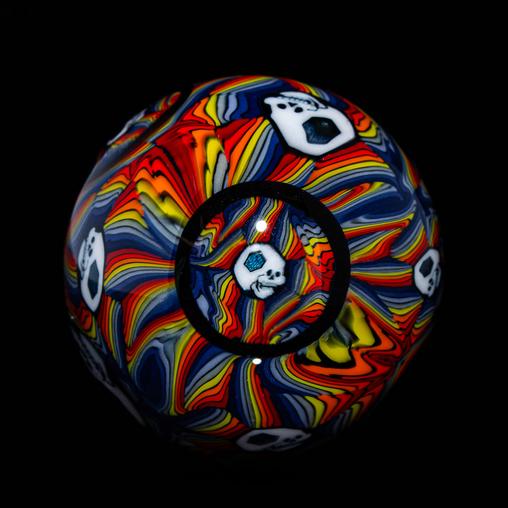 Ponder The Orb: AKM - Rainbow Skull Milli Marble