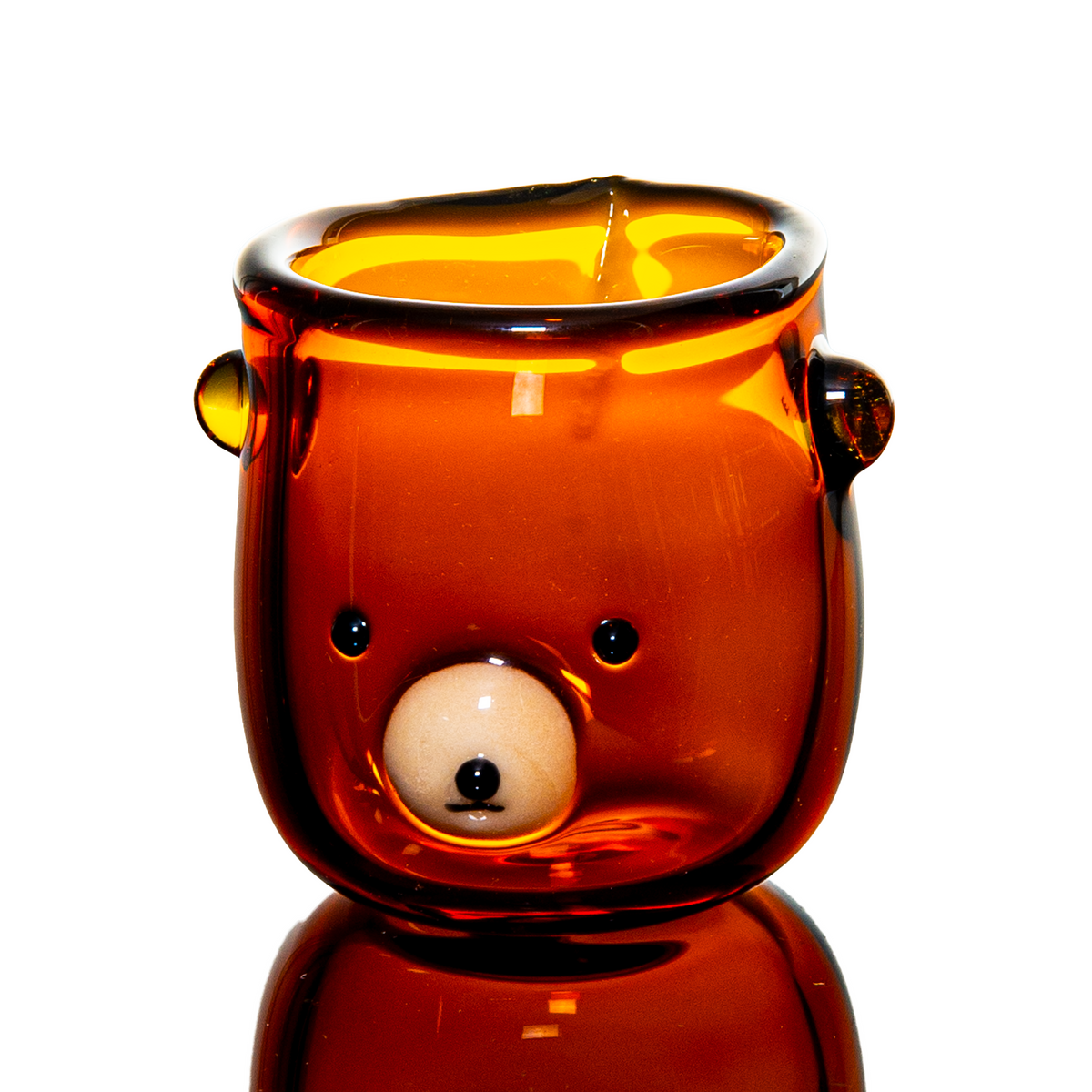 Azusa Glass - Brown Bear Espresso Shot Glass