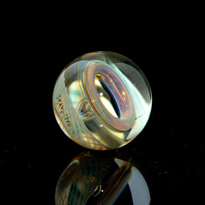 Beak Glass - Linework Toroidal Top Marble 1