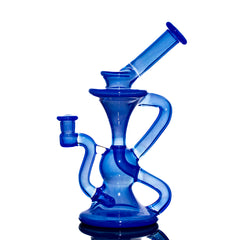 Blob Glass - Translucent Blue Cheese Klein Recycler