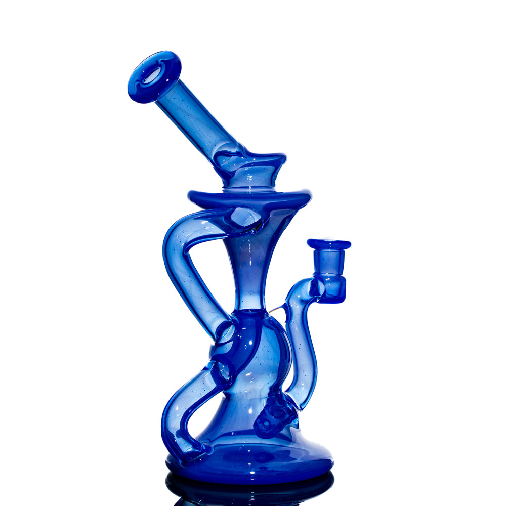 Blob Glass - Translucent Blue Cheese Klein Recycler