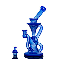 Blob Glass - Translucent Blue Cheese Klein Recycler