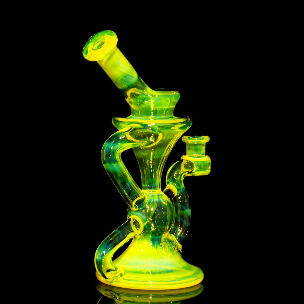 Blob Glass - Yellow Opal Klein Recycler