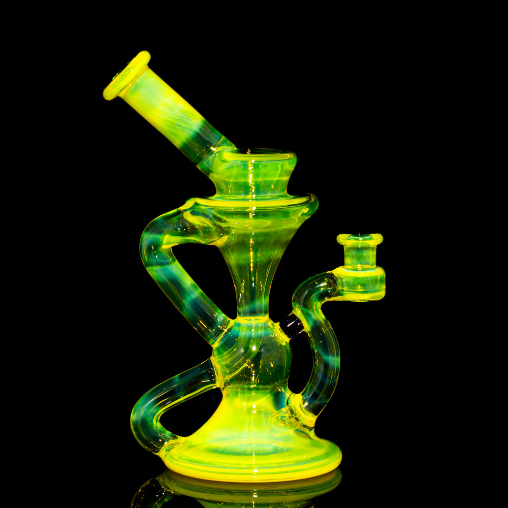 Blob Glass - Yellow Opal Klein Recycler