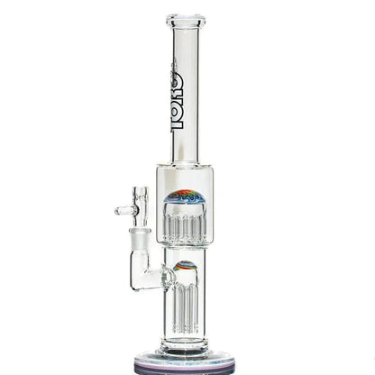 Toro Glass - Blossom & Glue Stick w/ Rainbow Cloud Reversal 7/13 Mini Tube