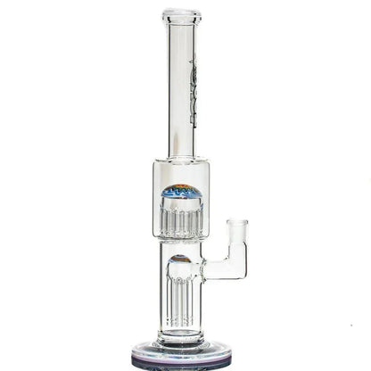 Toro Glass - Blossom & Glue Stick w/ Rainbow Cloud Reversal 7/13 Mini Tube