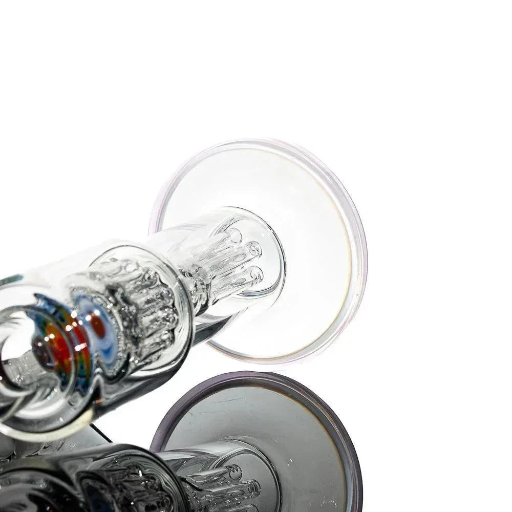 Toro Glass - Blossom & Glue Stick w/ Rainbow Cloud Reversal 7/13 Mini Tube