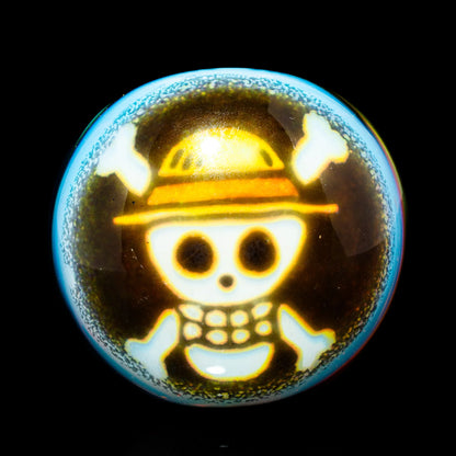 Blurd Glass - Steel Wool & Rainbow Linework One Piece Spoon