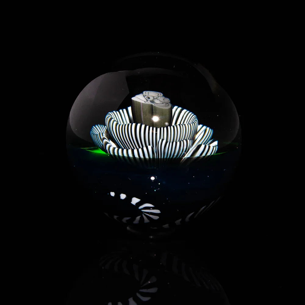 Coyle - Black & White Monkey 33MM Marble