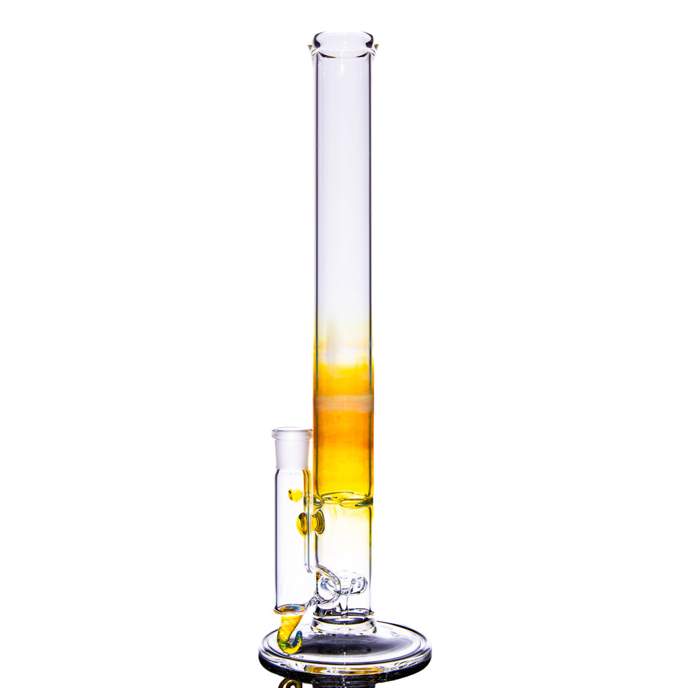 Captain Hook Glass - 2 Hole Fume & North Star Yellow Beaon