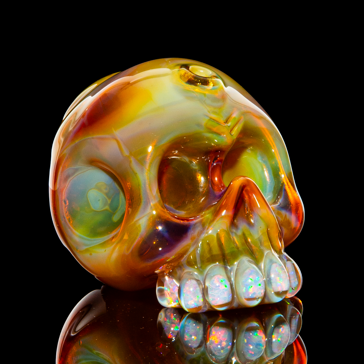 Carsten Carlile - Amber Mini Skull