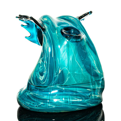 C Glass x Black Sand Glass - Aqua Azul Wave